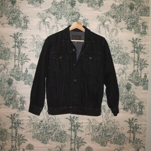 Vintage Black Denim Jacket
